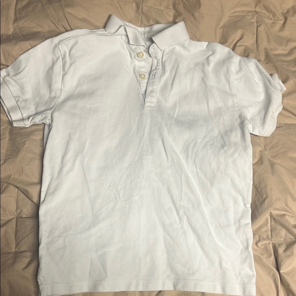 Zara Classic White Polo Shirt, boy’s size 8